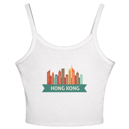 hongkong Women's Spaghetti Strap Tank Top