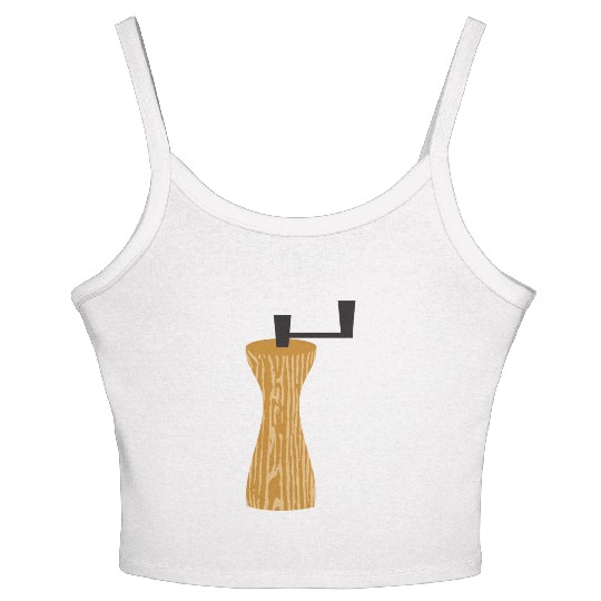 pepper grinder Women's Spaghetti Strap Tank Top