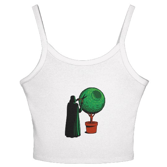 Funny Star Wars Darth Vader Gardener Women's Spaghetti Strap Tank Top