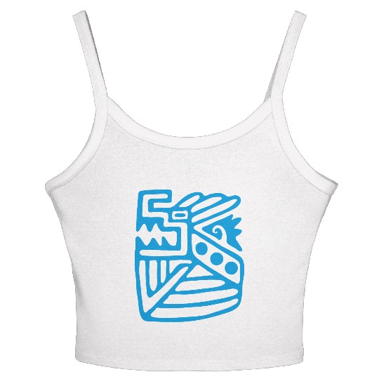 Tribal dragon Women's Spaghetti Strap Tank Top