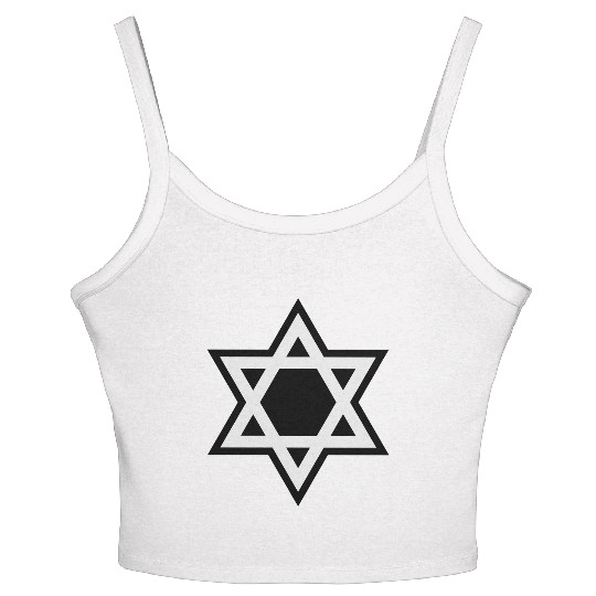Star of David Women's Spaghetti Strap Tank Top