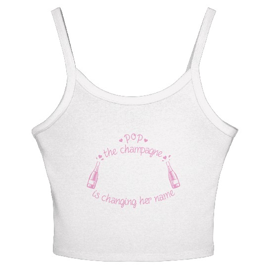 Champagne Women's Spaghetti Strap Tank Top