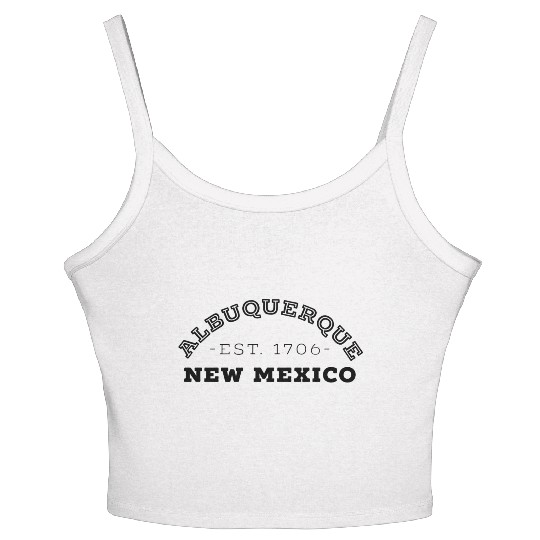 Albuquerque New Mexico Women's Spaghetti Strap Tank Top