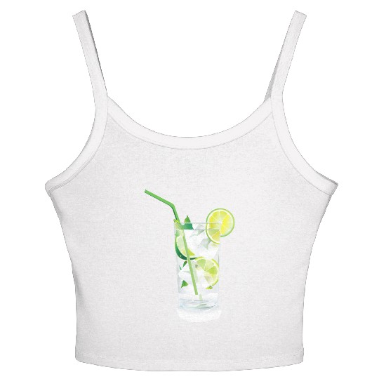 Caipirinha Cocktail Women's Spaghetti Strap Tank Top