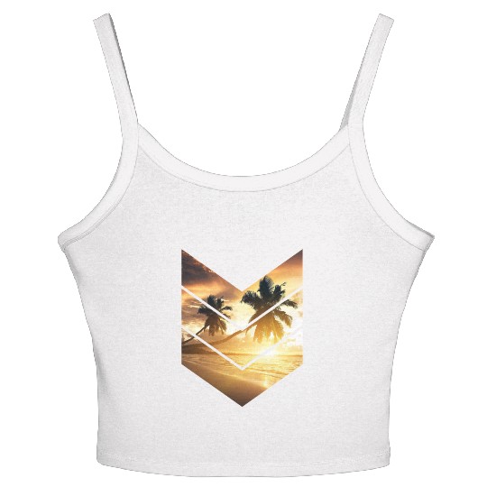 California Dream Women's Spaghetti Strap Tank Top