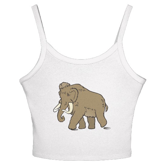 mammoth woolly elephant elefant mammut9 Women's Spaghetti Strap Tank Top