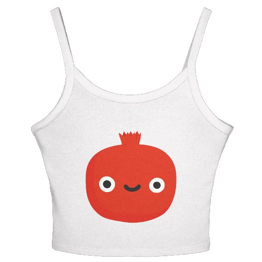 Pomegranate Women's Spaghetti Strap Tank Top