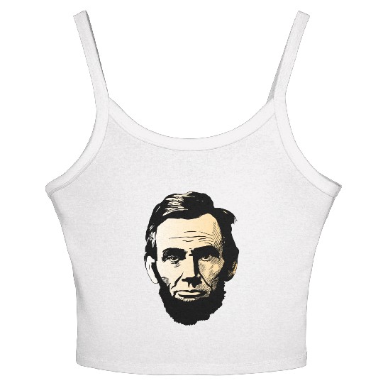 Abraham lincoln Women's Spaghetti Strap Tank Top