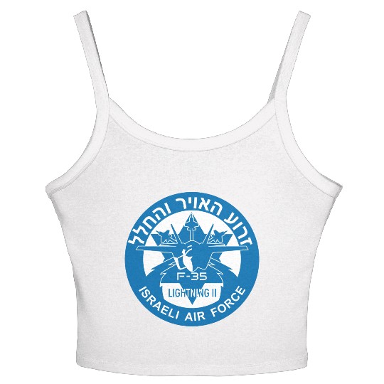 F-35 Lightning II Israel Women's Spaghetti Strap Tank Top