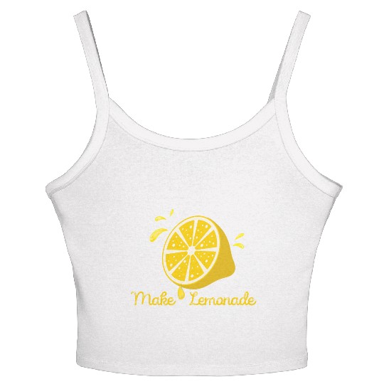 Make Lemonade From Life Lemons Women's Spaghetti Strap Tank Top
