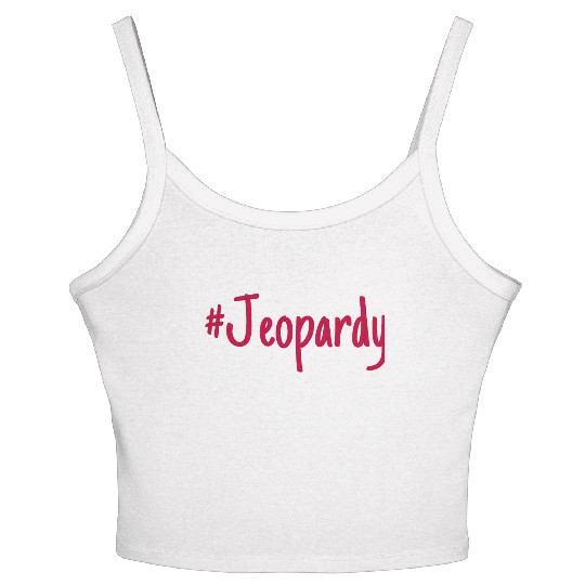 #Jeopardy Women's Spaghetti Strap Tank Top