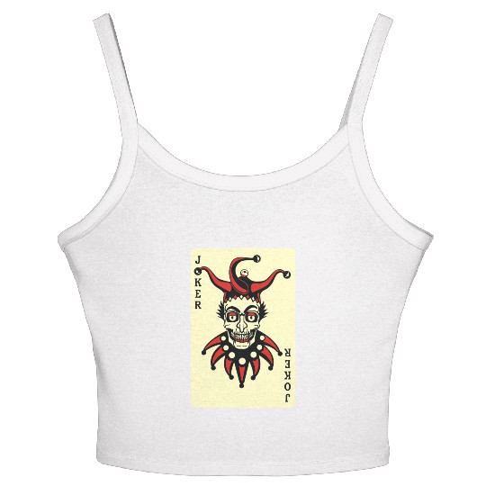 Joker Card Women's Spaghetti Strap Tank Top
