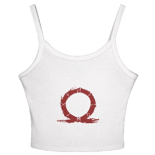 God of War Viking Logo US Shipped FREE viking Women's Spaghetti Strap Tank Top