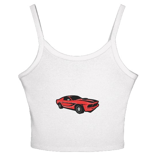 American Muscle Car Women's Spaghetti Strap Tank Top