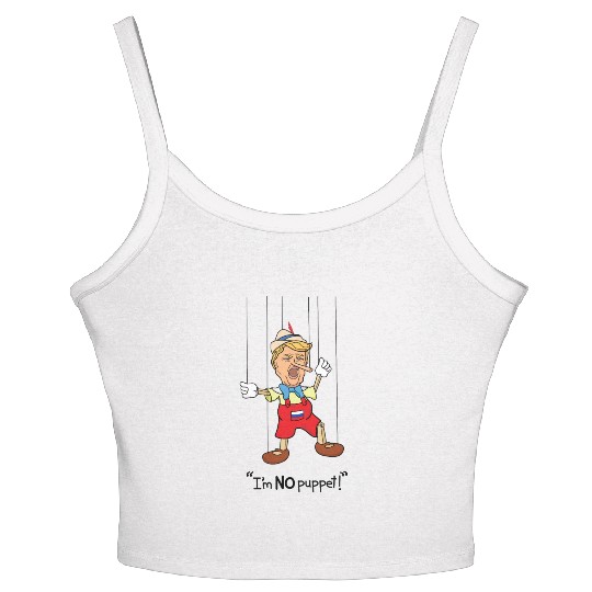 Pinocchio Trump Women's Spaghetti Strap Tank Top