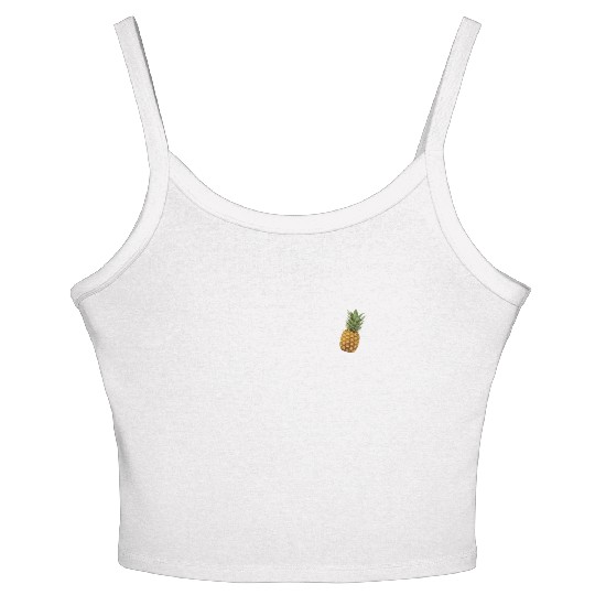 Baby Pineapple Women's Spaghetti Strap Tank Top
