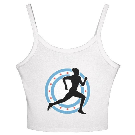 CHICAGO MARATHON 7 Women's Spaghetti Strap Tank Top