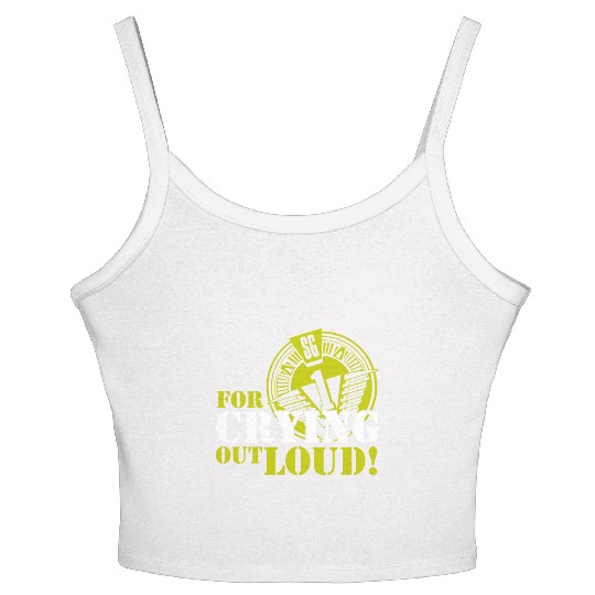 Stargate SG1 O Neill For Crying Out Loud Quote TV Women's Spaghetti Strap Tank Top