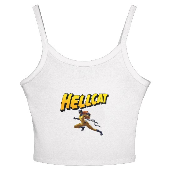 Mens Marvel Hell Cat Hella Cat Hellcat New cat Women's Spaghetti Strap Tank Top