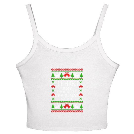 Die Hard Is My Favorite Christmas Movie Women's Spaghetti Strap Tank Top