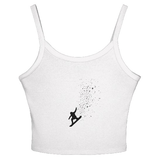 Snowboard - Freestyle Snowboarding Gift Women's Spaghetti Strap Tank Top