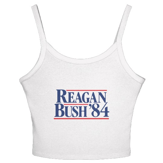 Reagan Bush '84 Women's Spaghetti Strap Tank Top