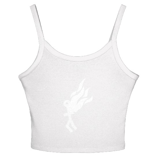 Burning Man Women's Spaghetti Strap Tank Top