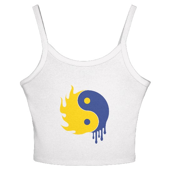 Ying Yang Women's Spaghetti Strap Tank Top