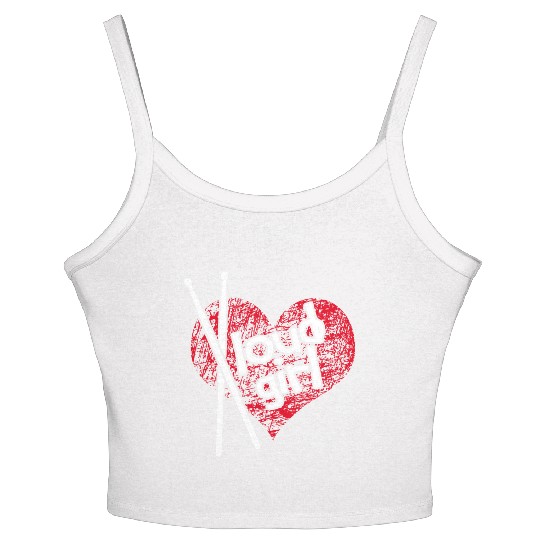 Loud Girl. Drummer Girl Women's Spaghetti Strap Tank Top