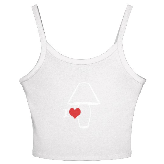 I Love Lamp Women's Spaghetti Strap Tank Top