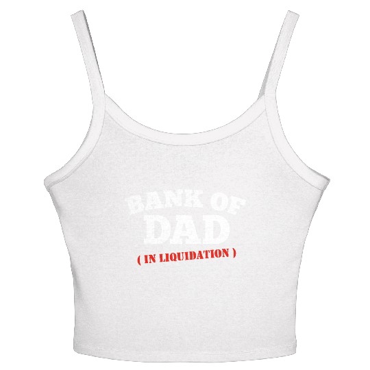 BANK OF DAD Women's Spaghetti Strap Tank Top