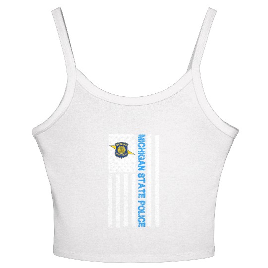 MICHIGAN STATE POLICE Women's Spaghetti Strap Tank Top