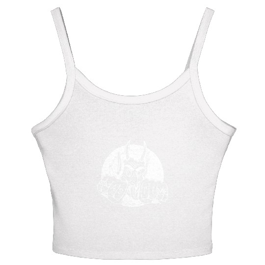 Christmas Krampus Women's Spaghetti Strap Tank Top