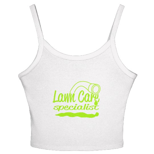 lawn care Women's Spaghetti Strap Tank Top
