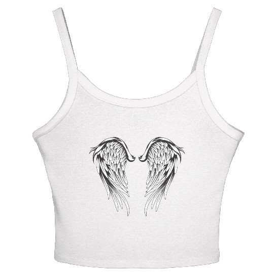 Angel Wings Women's Spaghetti Strap Tank Top