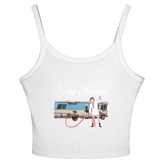 Cousin Eddie, Shitter was full Women's Spaghetti Strap Tank Top