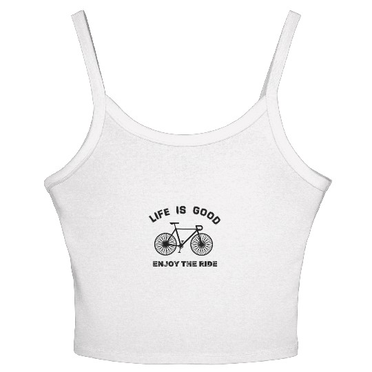 Bike Racer Motivation - Black endurance Bike Women's Spaghetti Strap Tank Top