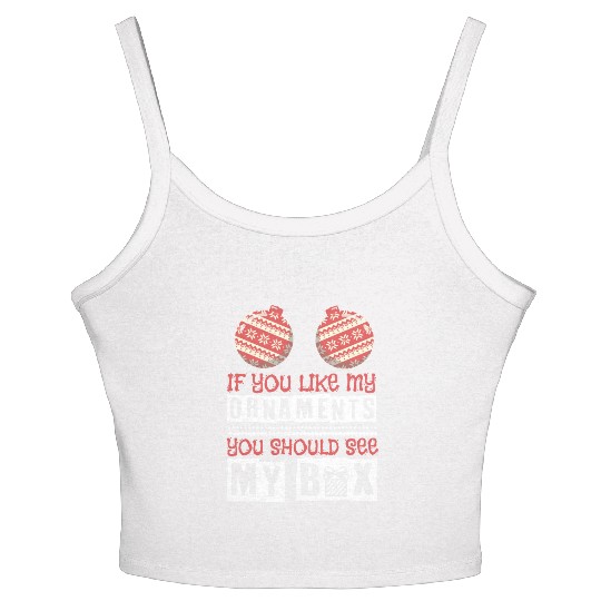 Boobs Sexy Christmas Dirty Naughty Boobs Gift Women's Spaghetti Strap Tank Top