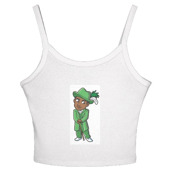 Money Green Women's Spaghetti Strap Tank Top