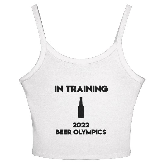 In Training 2022 Beer Olympics Women's Spaghetti Strap Tank Top