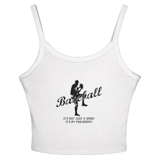 Baseball Pitcher Sayings Women's Spaghetti Strap Tank Top