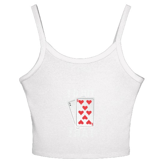 I'd Hit That Gambling Poker Blackjack Cards Gift Women's Spaghetti Strap Tank Top
