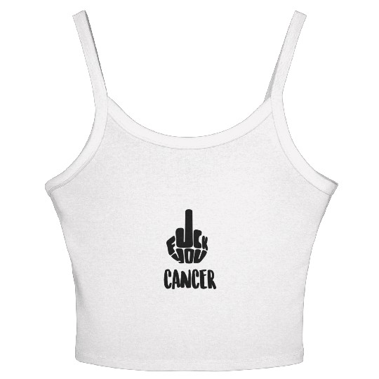 Fuck Cancer Women's Spaghetti Strap Tank Top