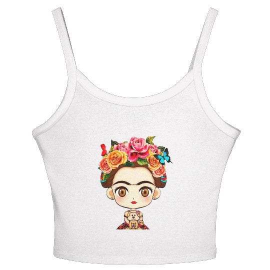 FRIDA KAHLO woman Women's Spaghetti Strap Tank Top