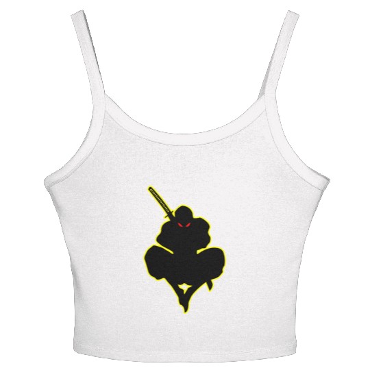 Dark Ninja Warrior Ninja Shadow Ninja Lover Women's Spaghetti Strap Tank Top