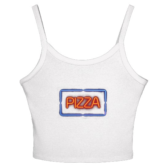 Pizza Women's Spaghetti Strap Tank Top