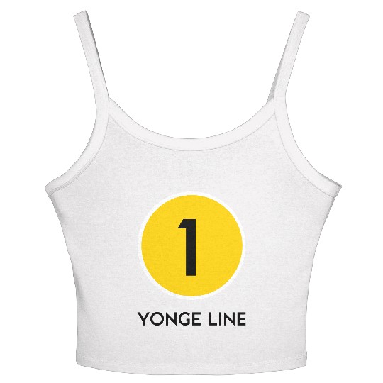 Yonge Street Subway Line Women's Spaghetti Strap Tank Top