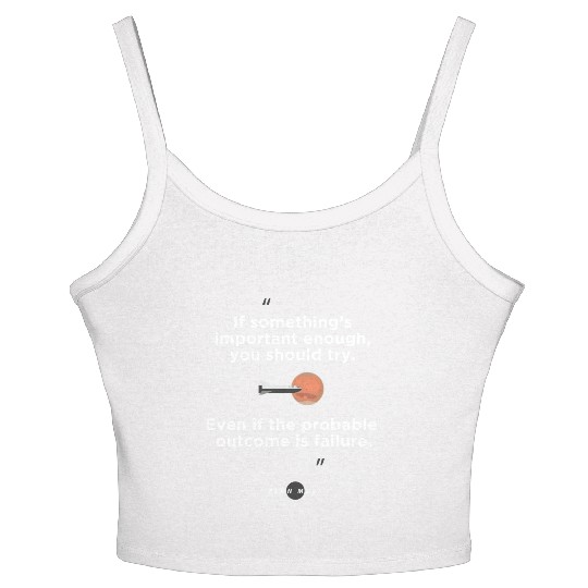 Quotes from: Elon Musk on Failure Women's Spaghetti Strap Tank Top