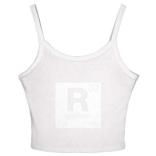 R32 Periodic Table Mk4 Mk5 GTI Golf Women's Spaghetti Strap Tank Top