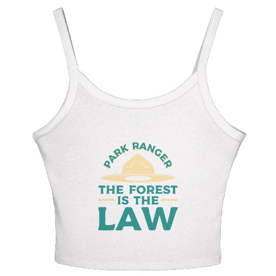 Park Ranger Law Gift Women's Spaghetti Strap Tank Top